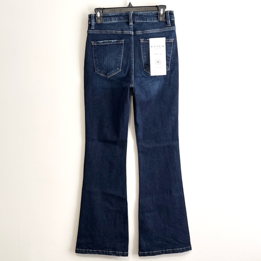 NWT Risen Tummy Control High-Rise Flare Leg Jeans - Picture 2 of 5
